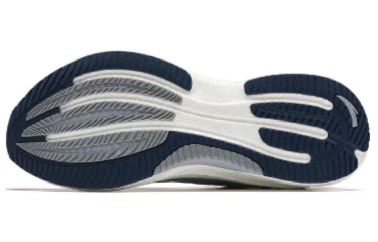 Purchase 安踏 圓頭綁帶 減震耐磨 低幫 跑步鞋 男款 灰藍