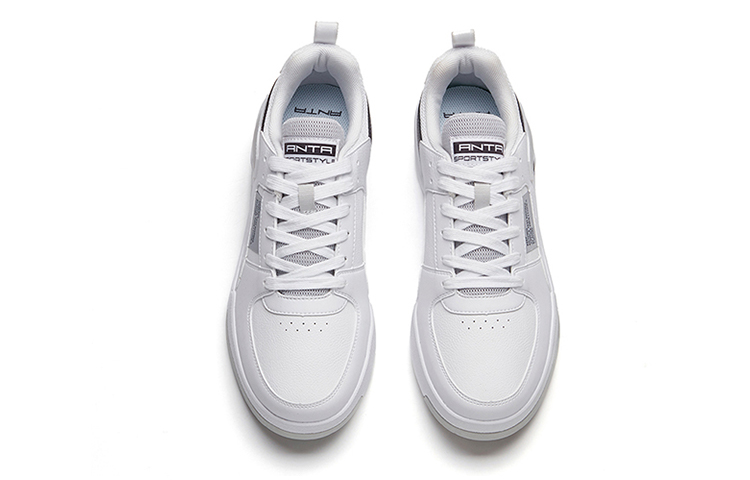 Lookbook Anta安踏 防滑耐磨輕便 低幫 板鞋 灰白