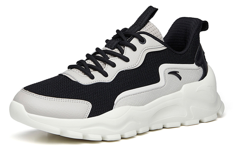 Anta Low-Top 'Shockproof Non-Slip Black White Grey' 圖 2