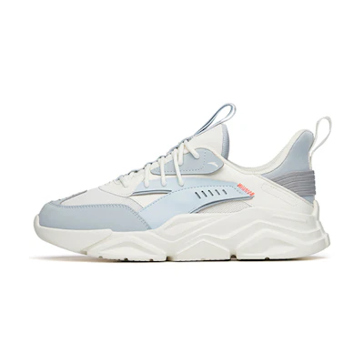 Anta Low Top 'Slip-Resistant Breathable White Grey Blue'