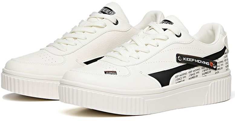 안타 로우탑 '화이트 블랙' 112028026R-1 Order 안타 로우탑 '화이트 블랙' 112028026R-1