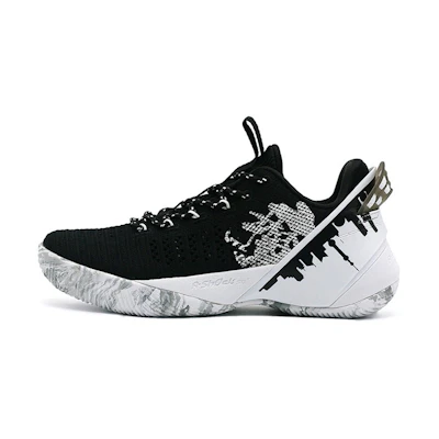 Anta Basketball Shoes 'Black Grey White'