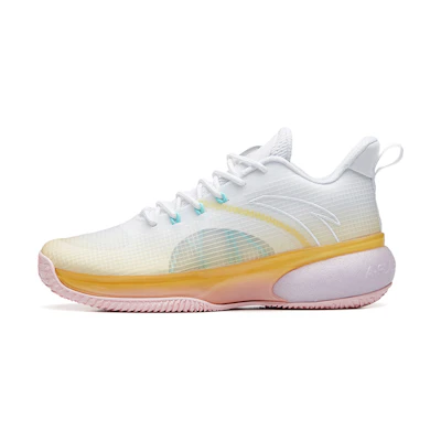 Anta Basketball Series Sneakers 'White Yellow Green'