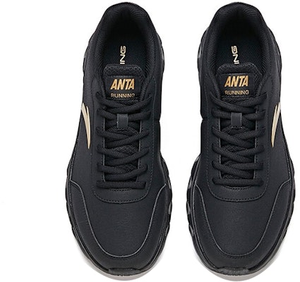 Anta Running Series Sneakers Leather 'Black Gold' 91835529-9 Lookbook Anta Running Series Sneakers Leather 'Black Gold' 91835529-9