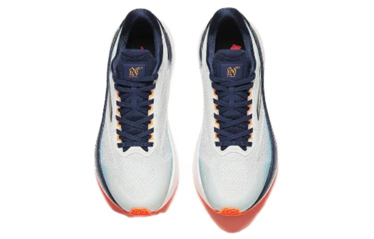 Lookbook アンタ ロートップ レースアップ ‘ホワイトブルー’ 112415582-6 112415582-6