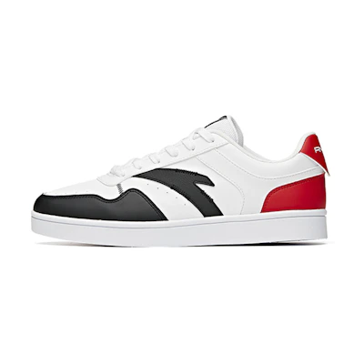 Anta Low-Top Leather Sneakers 'White Black'