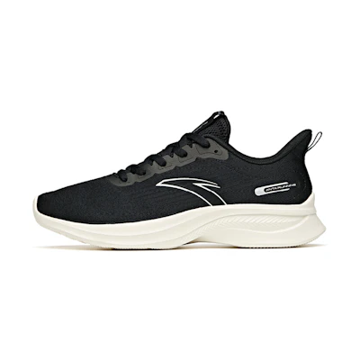 Anta Low-Top Running Shoe 'Black White'