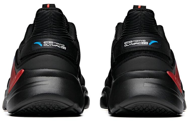 Anta Running Series Sneakers 'Black Blue Red' 圖 4