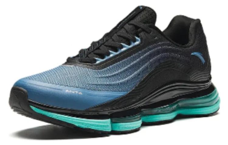 Order Sepatu Lari Anta 'Hitam Biru Teal' 112415501-4