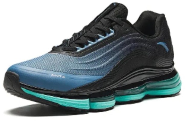 安踏跑鞋 "黑蓝绿松石" 112415501-4 Order 安踏跑鞋 "黑蓝绿松石" 112415501-4