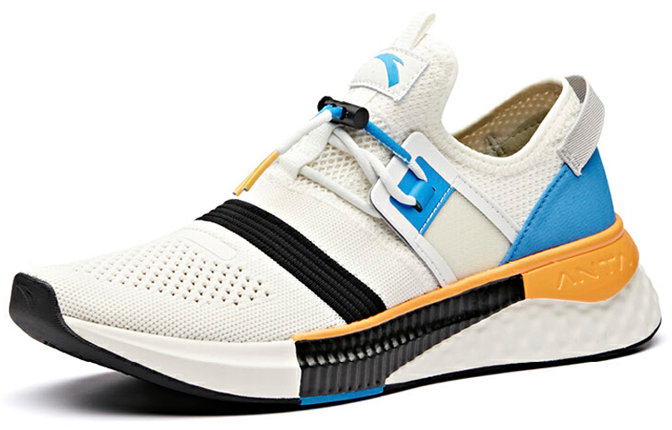 Anta Low-Top Running Shoes 'White Blue' 圖 3