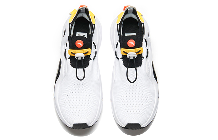 Anta Low Top Running Shoes 'White Orange Black' 圖 4