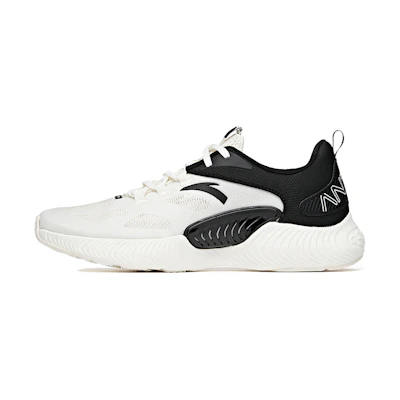 Anta Low-Top Running Sneakers 'White Black'