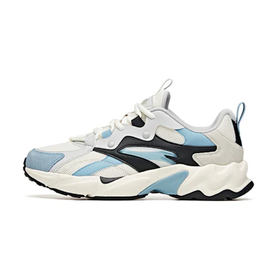 Anta Low-Top Running Sneakers 'White Blue Black'