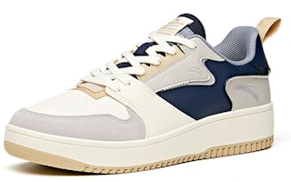 Anta安踏 厚底潮流 防滑減震耐磨 低幫 板鞋 灰白藍 #送禮推薦 Lookbook Anta安踏 厚底潮流 防滑減震耐磨 低幫 板鞋 灰白藍 #送禮推薦