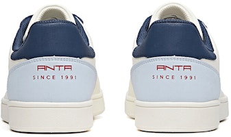 Anta安踏 防滑耐磨 低筒 板鞋 白藍 Shop Anta安踏 防滑耐磨 低筒 板鞋 白藍