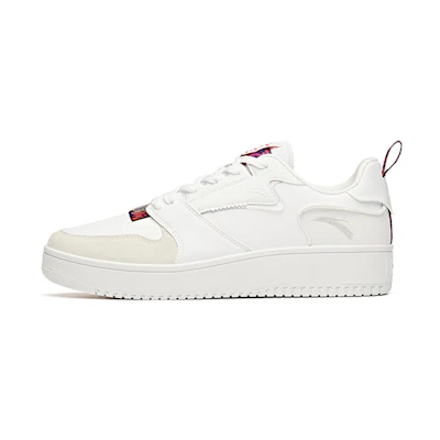 Anta Low-Top Skateboard 'White Red'