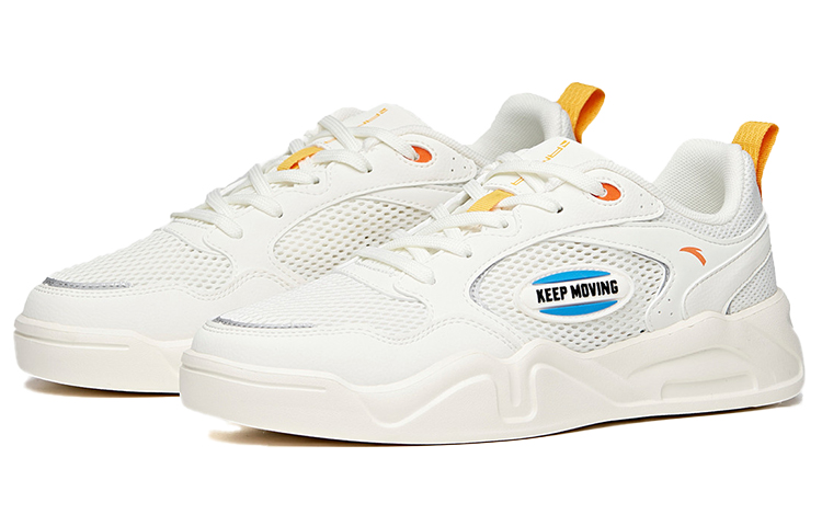Order Anta Zapatillas de Skate Low-Top 'Blanco Amarillo Plateado' 112028053-1