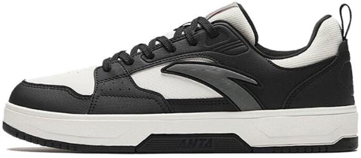 anta-low-top-skateboard-sneakers-black-and-white-comfort-112348011-3