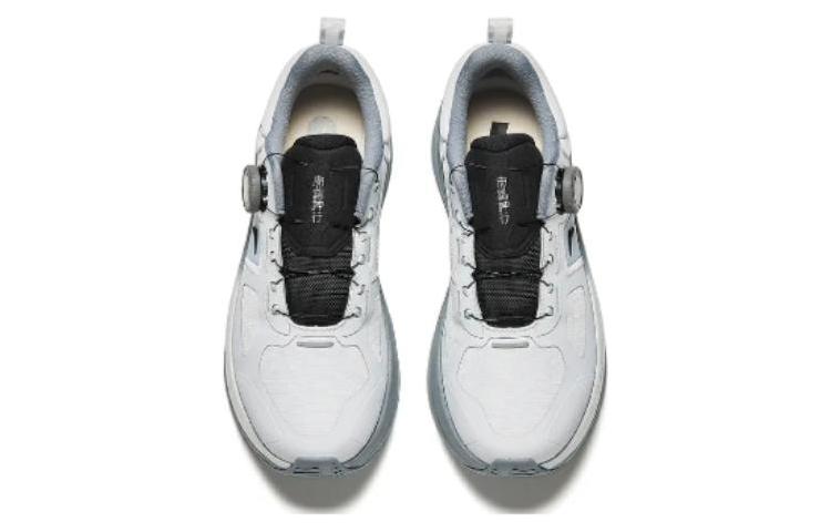 Lookbook 安踏 圓頭 減震耐磨 低幫 訓練鞋 男款 灰藍