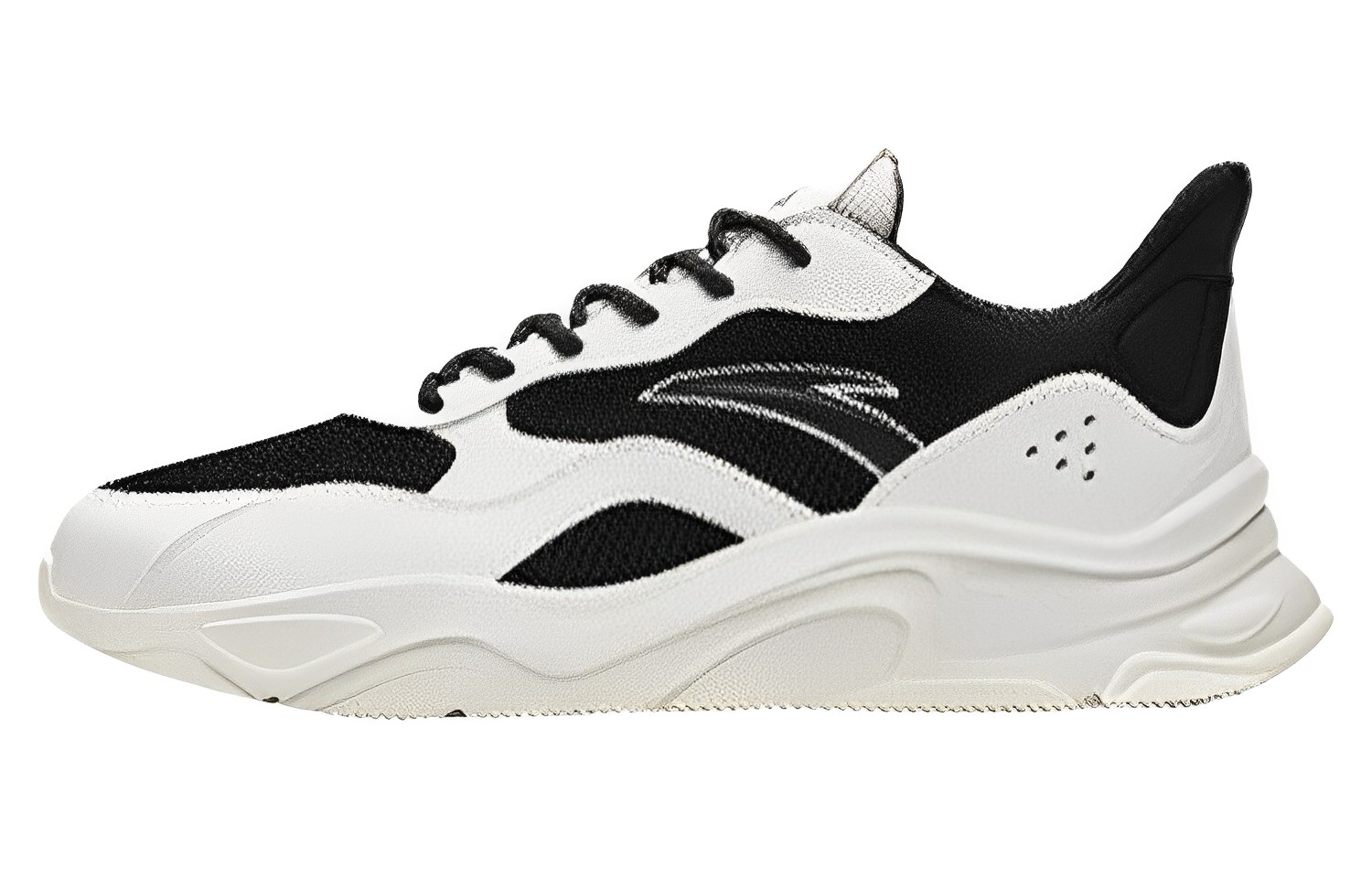 Buy 安踏低帮白黒『肖千玺』912348826-2 912348826-2