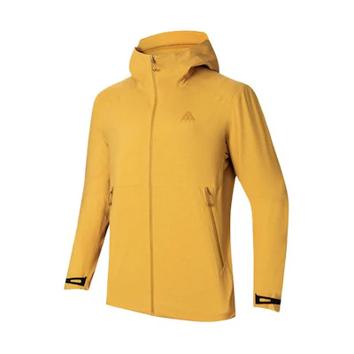 Anta LT Series Solid Logo Hooded Jacket Windbreaker Unisex - Shrub Yellow 952417605-3