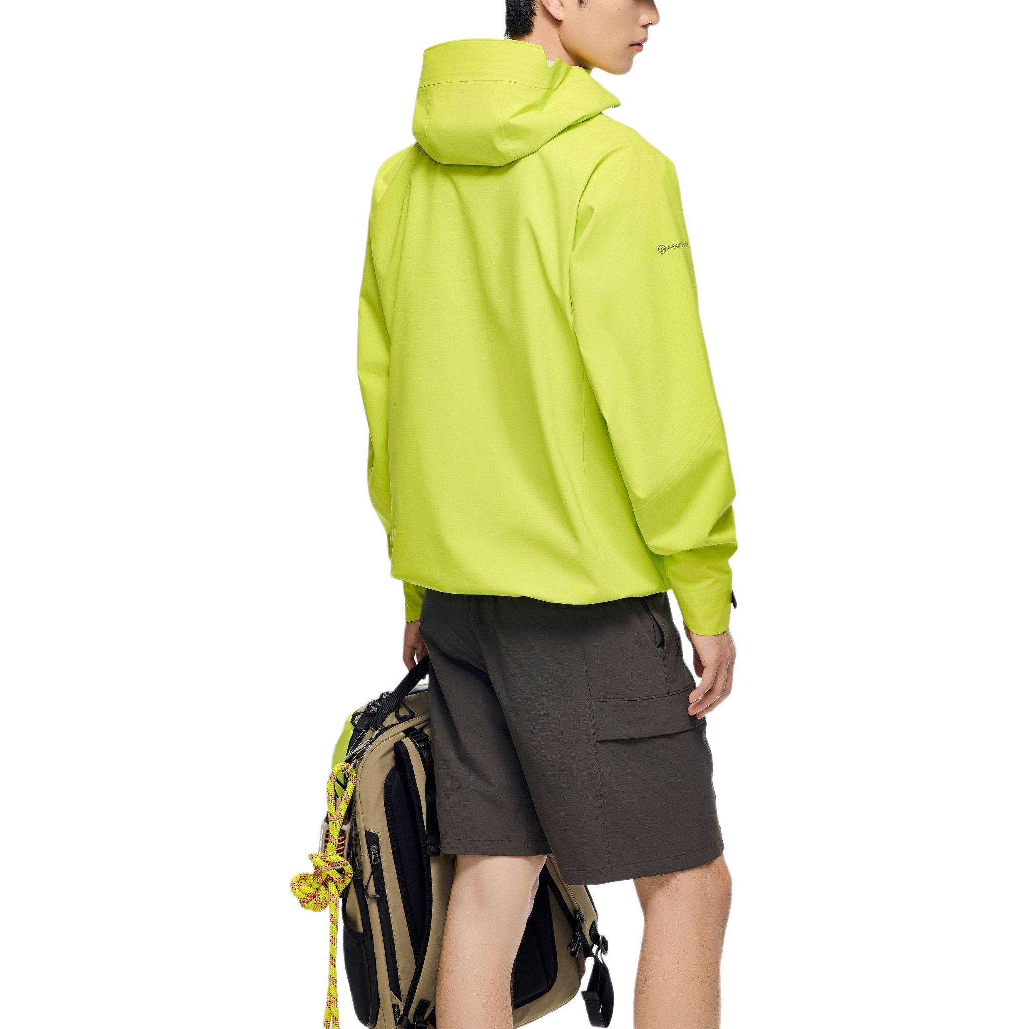 Shop 安踏LT系列防水防風外套 黃色 - 男女通用登山運動服 952417605-2