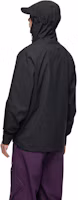 Shop Anta LT Shell Windbreaker Jacket Black Unisex - Lightweight, Waterproof, Logo 952417605-5