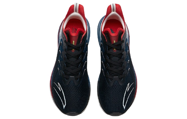 Lookbook Anta安踏 MACH馬赫 1.0 生活系列 低幫 運動休閒鞋 男款 黑藍白漸變