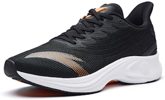 安踏 MACH 2.0 透氣輕便 低幫 跑步鞋 男款 黑橙 Lookbook 安踏 MACH 2.0 透氣輕便 低幫 跑步鞋 男款 黑橙