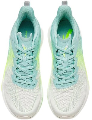 安踏 MACH 3.0 耐磨減震 低筒 跑步鞋 男款 白綠青 Lookbook 安踏 MACH 3.0 耐磨減震 低筒 跑步鞋 男款 白綠青