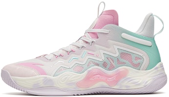 Anta Magic Cement Bubble Outfield Basketball Shoes 'White Pink' 912321610S-3 Anta Magic Cement Bubble Outfield Basketball Shoes 'White Pink' 912321610S-3