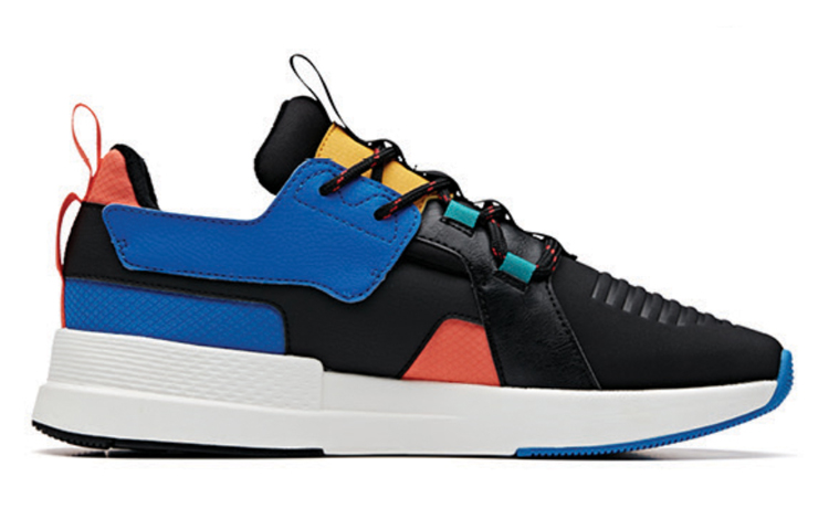 Anta Magic Cube 'Fleece Black White Blue' 圖 2