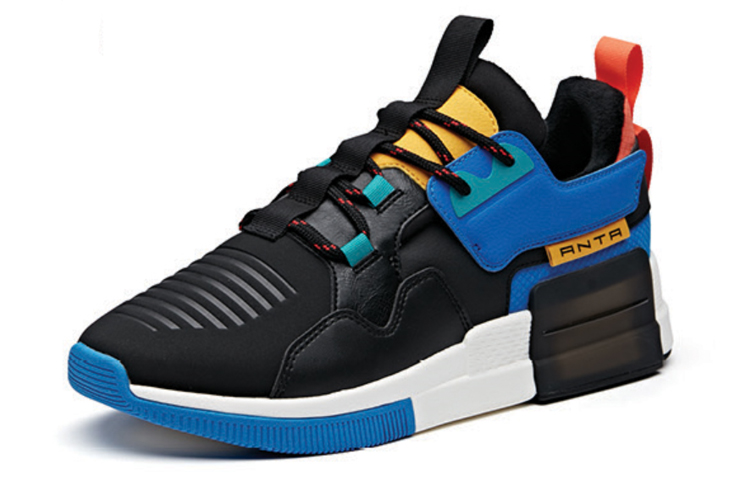 Anta Magic Cube 'Fleece Black White Blue' 圖 3