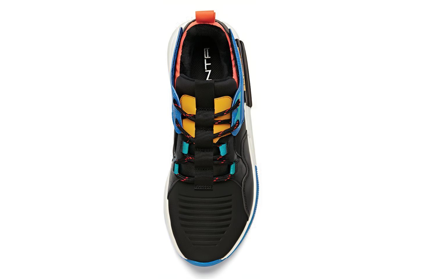 Anta Magic Cube 'Fleece Black White Blue' 圖 4