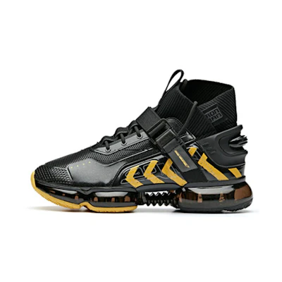 Anta MARVEL High-Top Running Shoe 'Iron Black Yellow'