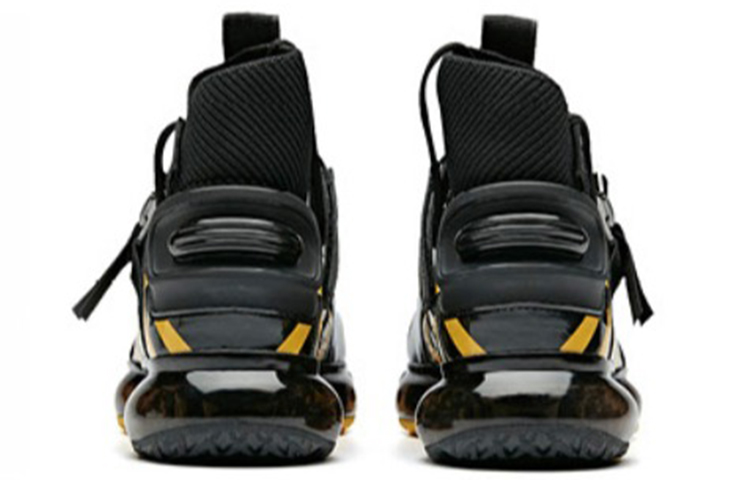 Lookbook 안타 마블 하이탑 러닝화 '아이언 블랙 옐로우' 91947012-1