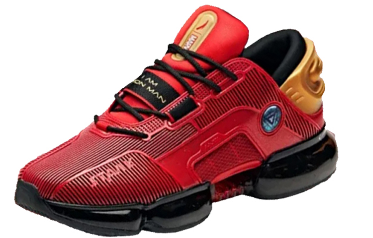 Anta MARVEL x Low Top Running Shoes 'Endgame Red' 91947011-2