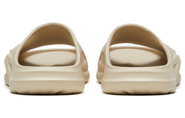 Shop Anta Fluffy Slides 'Beige' Selipar Gebu Beige 912326993-1