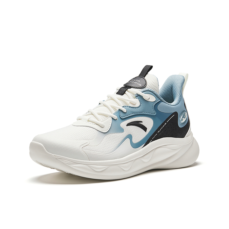 Order 安踏 绵绵彈 舒適百搭 耐磨 低幫 跑步鞋 男款 藍白