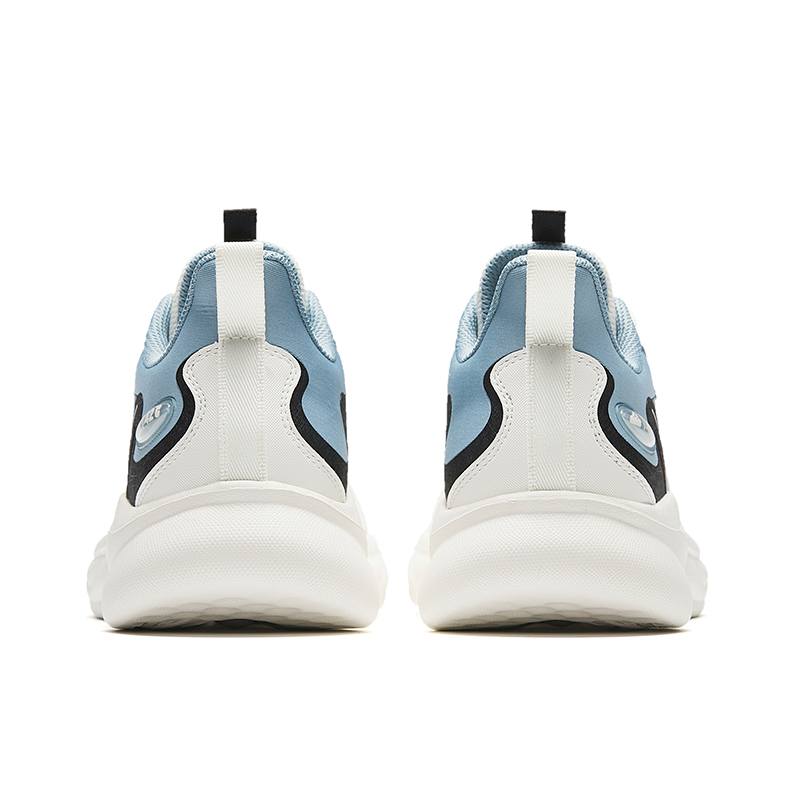 Shop 安踏 绵绵彈 舒適百搭 耐磨 低幫 跑步鞋 男款 藍白