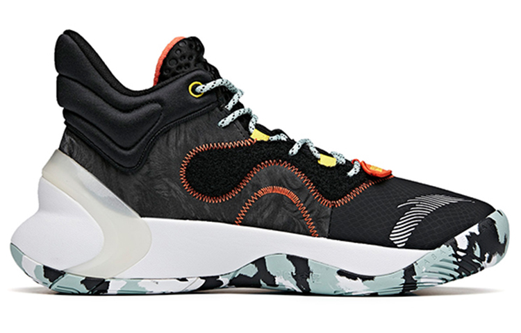 Order Anta Mid-Top Basketball 'Black Lava Orange' 112041621-1