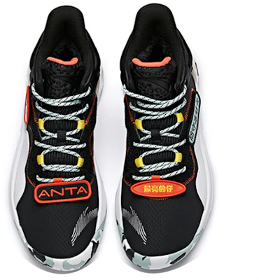 Anta Mid-Top Basketball 'Black Lava Orange' 112041621-1 Shop Anta Mid-Top Basketball 'Black Lava Orange' 112041621-1