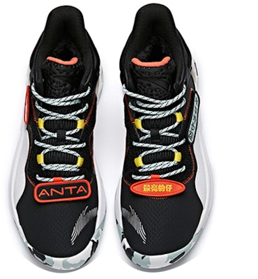 Anta Mid-Top Basketball 'Black Lava Orange' 112041621-1 Shop Anta Mid-Top Basketball 'Black Lava Orange' 112041621-1
