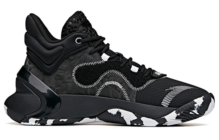 Order Anta Mid-Top Basketball 'Black White' 112041621-2
