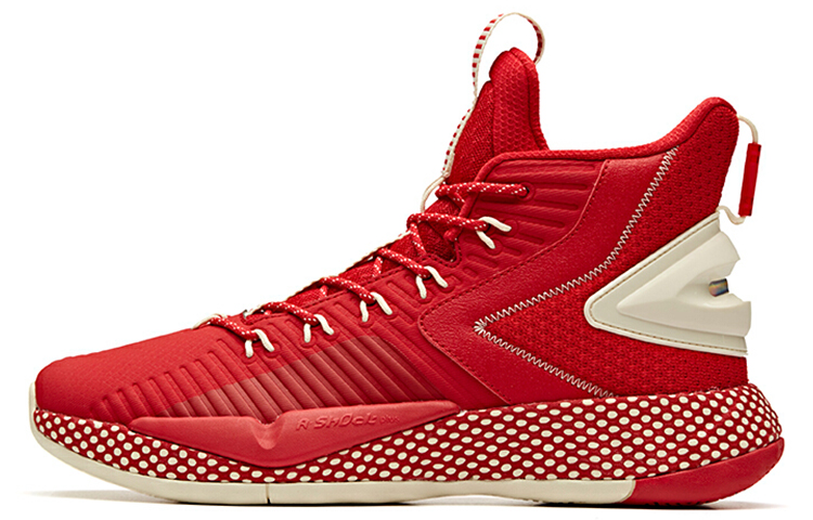 Anta Mid-Top Basketball 'Red White' 11941606-3