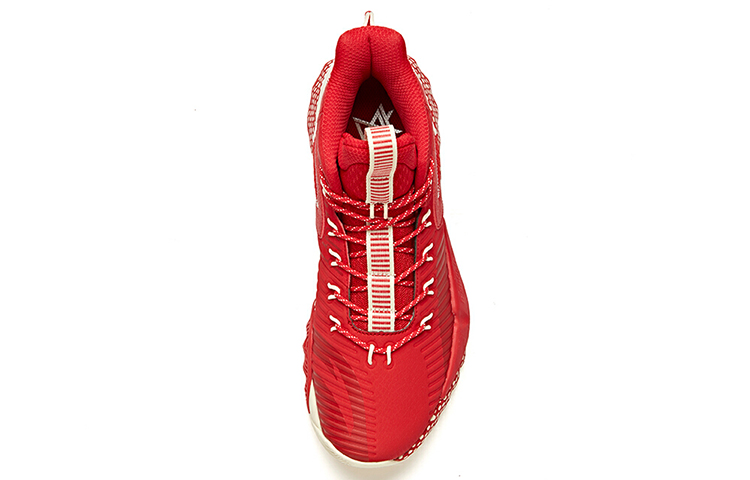 Lookbook Anta Mid-Top Basketball 'Red White' 11941606-3