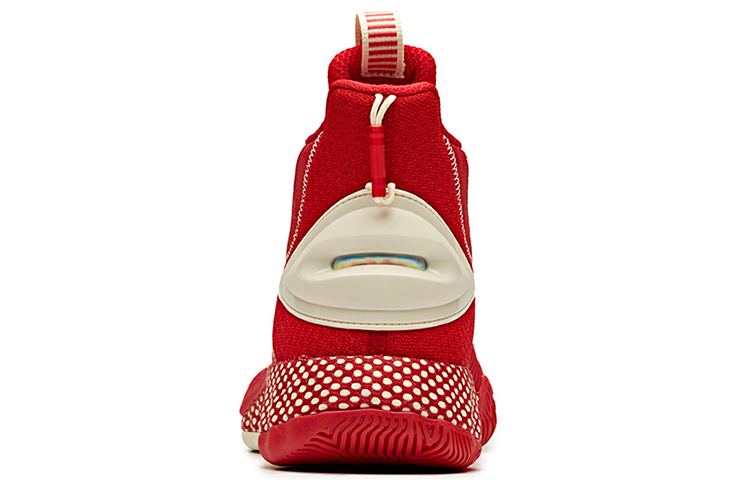 Shop Anta Mid-Top Basketball 'Red White' 11941606-3