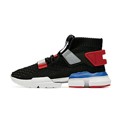 Anta Mid-Top Running Shoes 'Black Red Blue'
