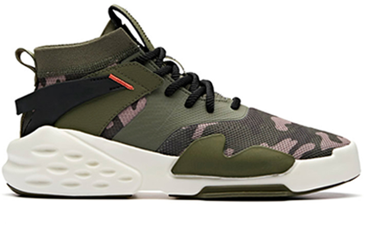 Order Anta Mid-Top Skateboard Sneakers 'Green Black White' 11918081-6